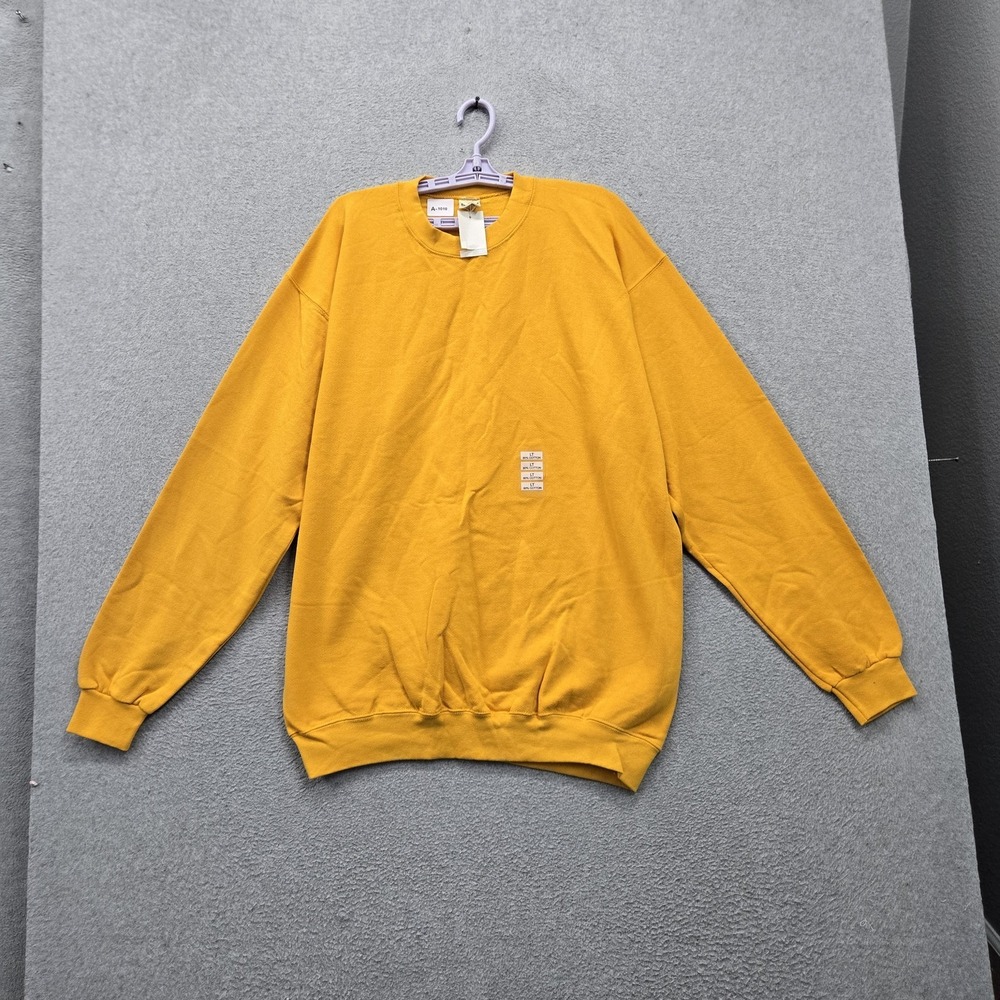 VINTAGE Cheetah Men Sweatshirt LT Gold Fleece Heavyweight NWT